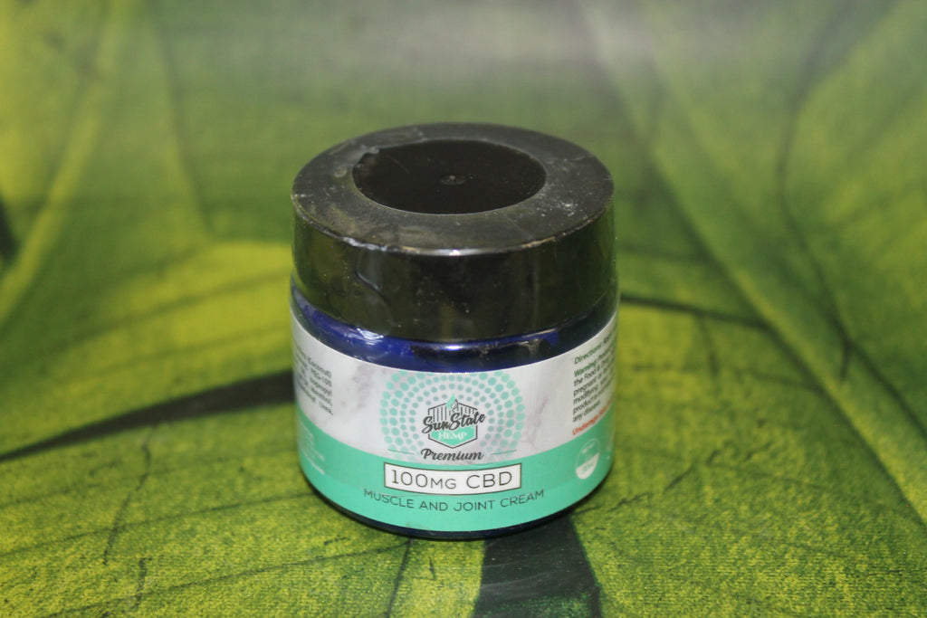 CBD Muscle and Joint Cream 1oz 100mg