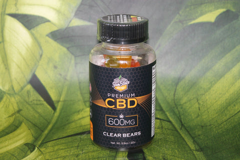 CBD Gummy Clear Bears 40pcs 600mg